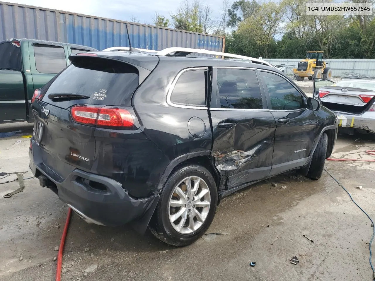 1C4PJMDS2HW557645 2017 Jeep Cherokee Limited