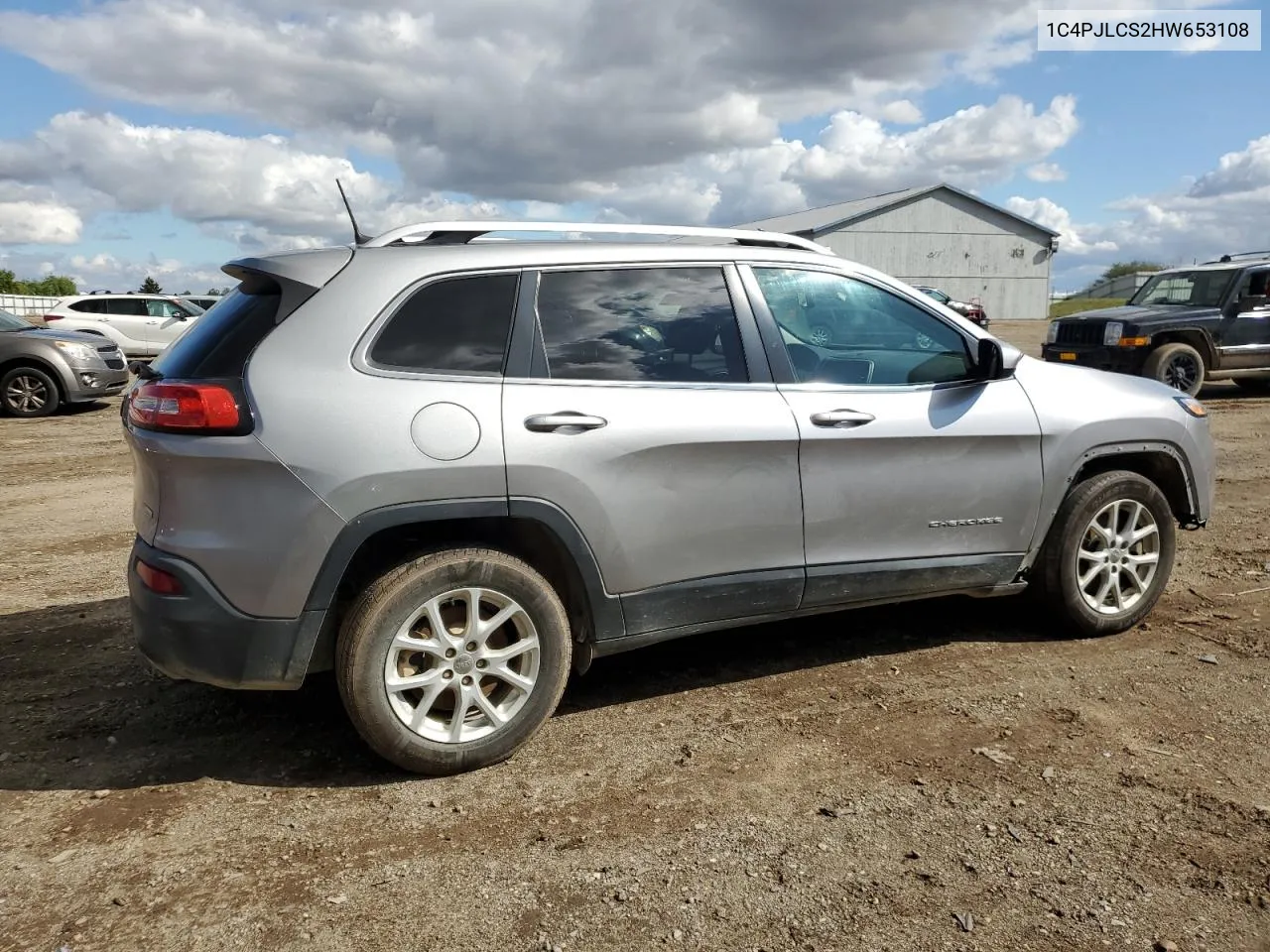 2017 Jeep Cherokee Latitude VIN: 1C4PJLCS2HW653108 Lot: 72706274