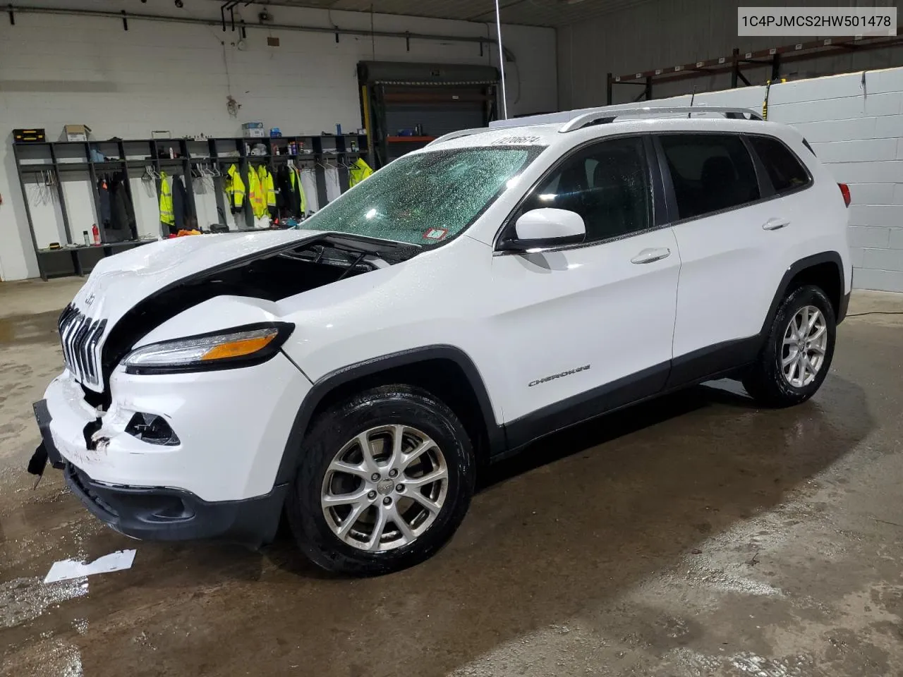 2017 Jeep Cherokee Latitude VIN: 1C4PJMCS2HW501478 Lot: 72706674