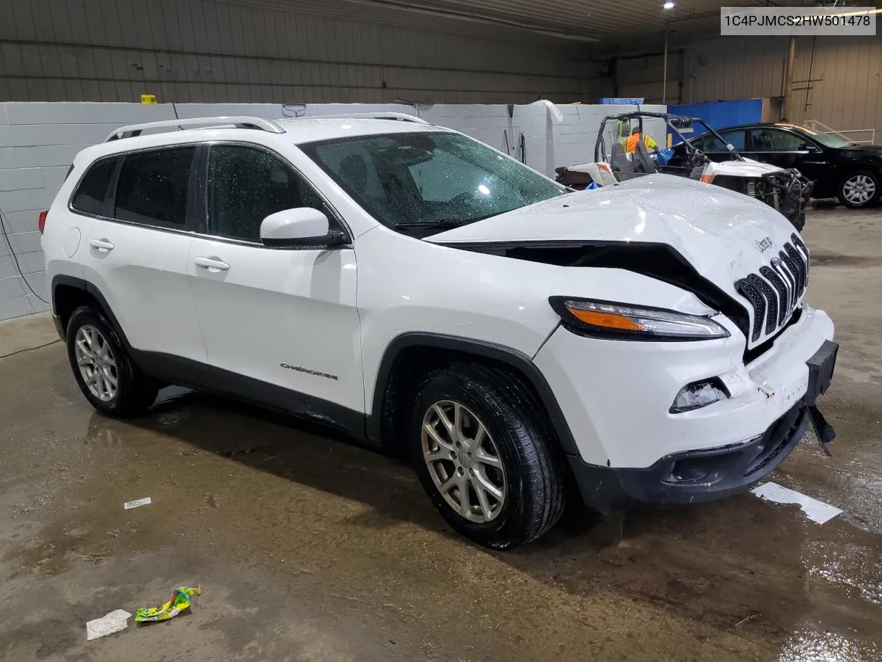 2017 Jeep Cherokee Latitude VIN: 1C4PJMCS2HW501478 Lot: 72706674