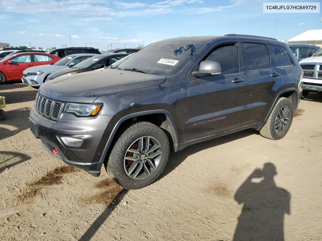 1C4RJFLG7HC849729 2017 Jeep Grand Cherokee Trailhawk