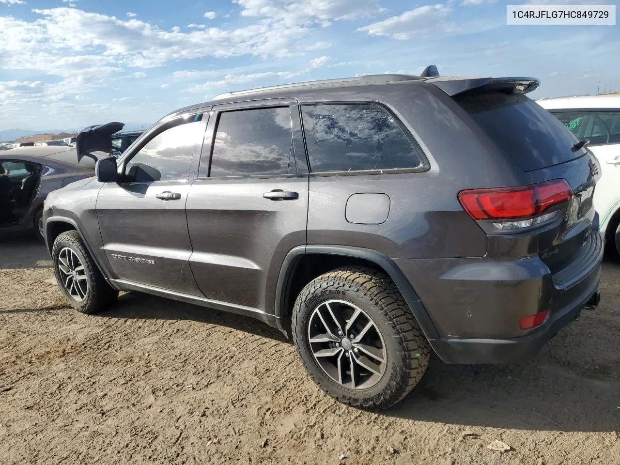 2017 Jeep Grand Cherokee Trailhawk VIN: 1C4RJFLG7HC849729 Lot: 72733444