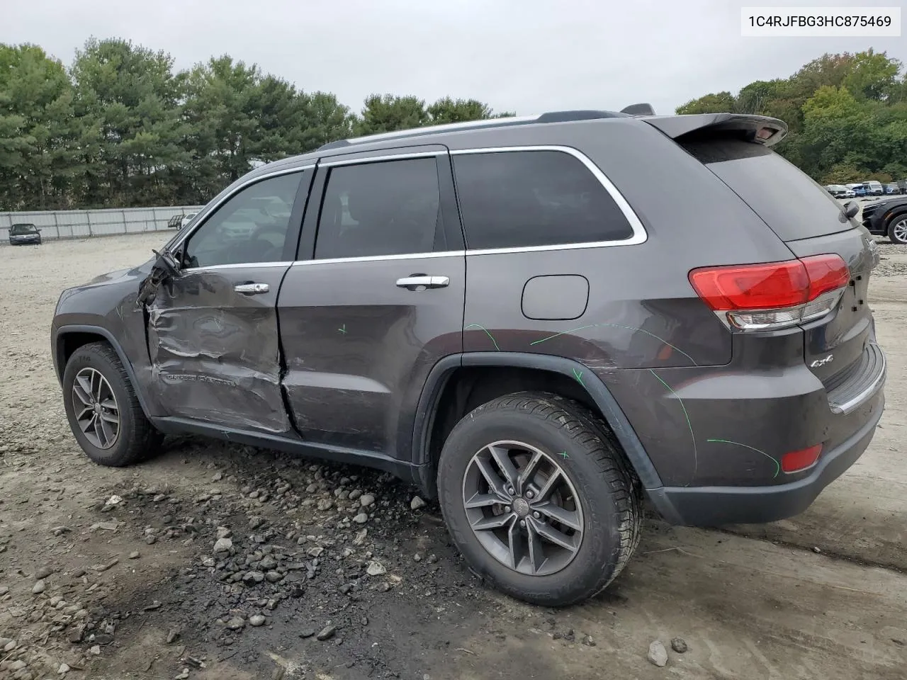 2017 Jeep Grand Cherokee Limited VIN: 1C4RJFBG3HC875469 Lot: 72794984