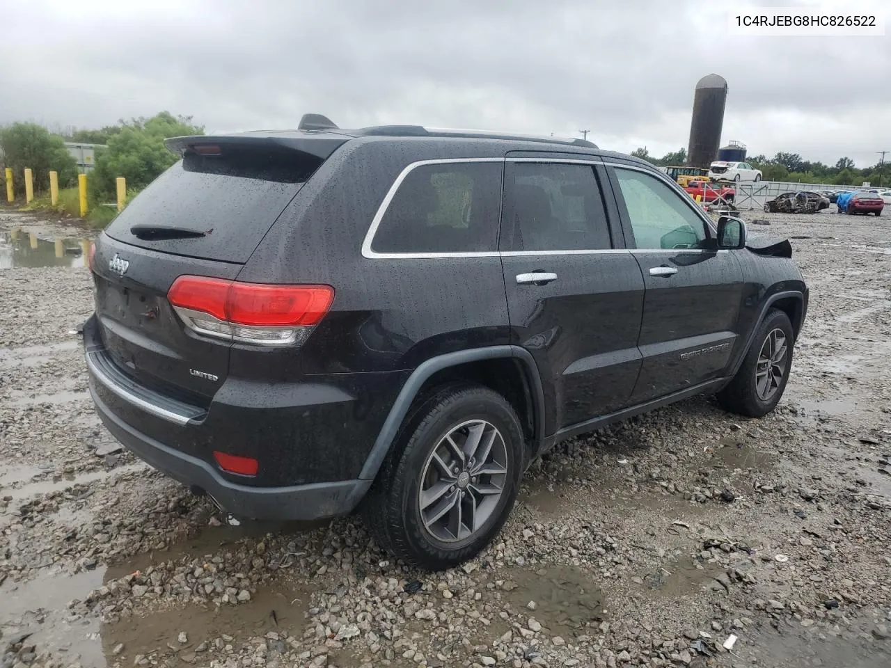 2017 Jeep Grand Cherokee Limited VIN: 1C4RJEBG8HC826522 Lot: 72810734