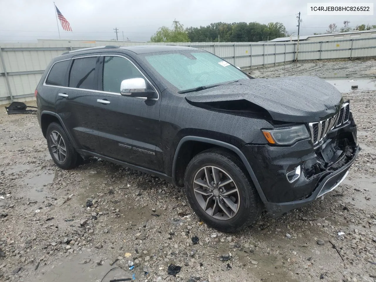 2017 Jeep Grand Cherokee Limited VIN: 1C4RJEBG8HC826522 Lot: 72810734