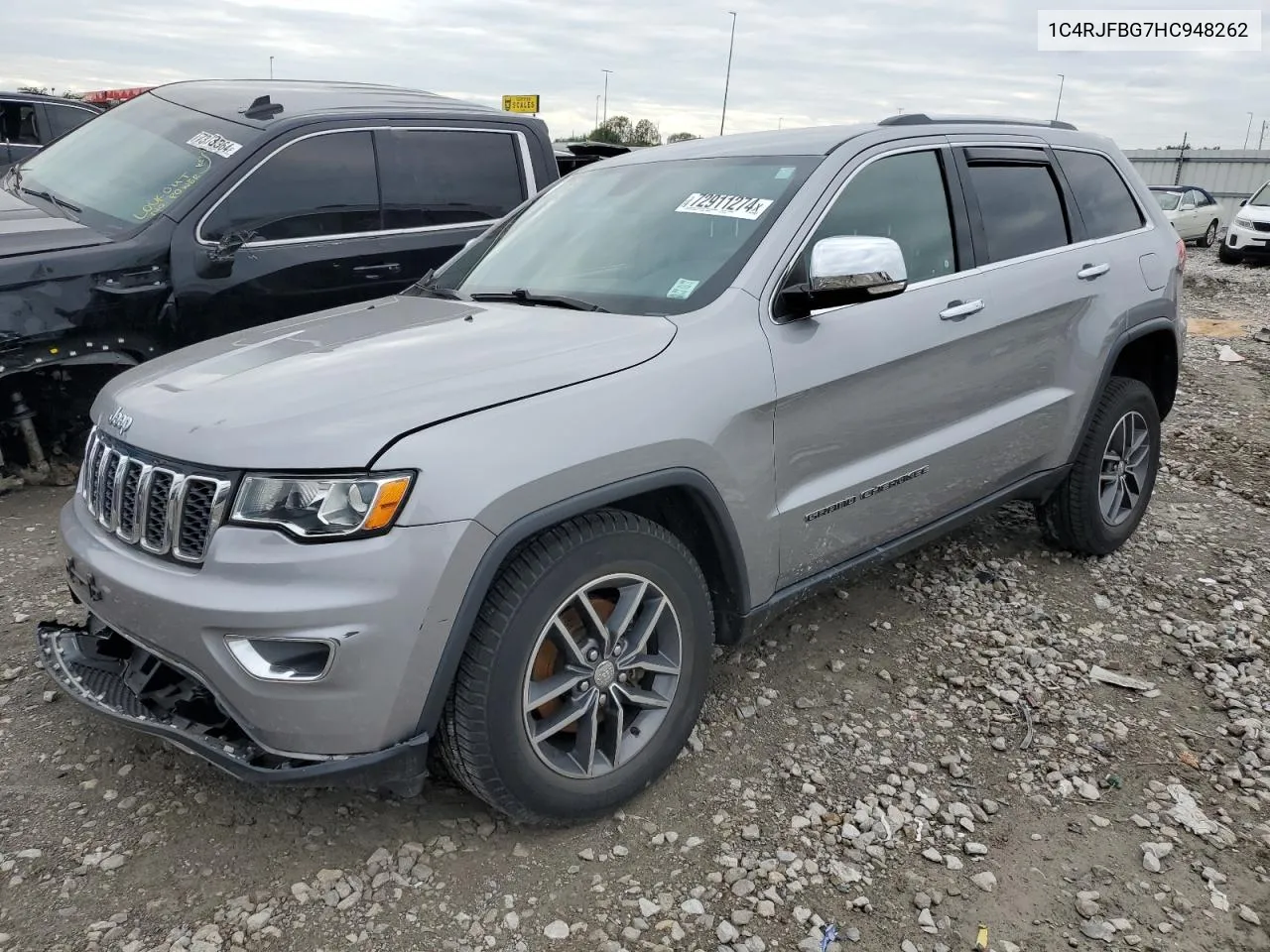 2017 Jeep Grand Cherokee Limited VIN: 1C4RJFBG7HC948262 Lot: 72911274