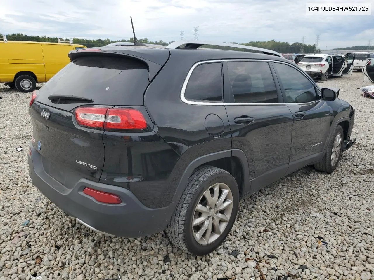 1C4PJLDB4HW521725 2017 Jeep Cherokee Limited