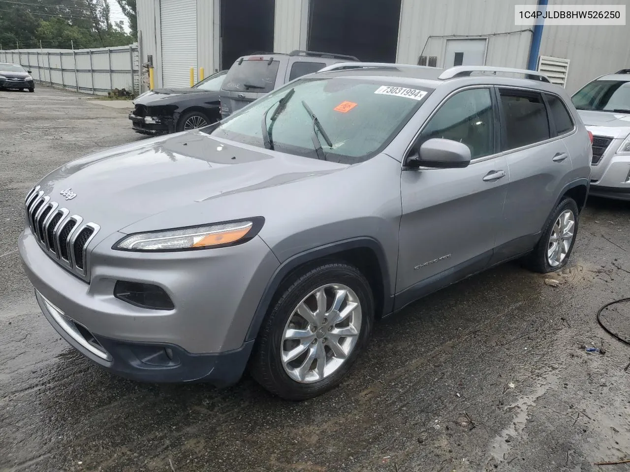 1C4PJLDB8HW526250 2017 Jeep Cherokee Limited