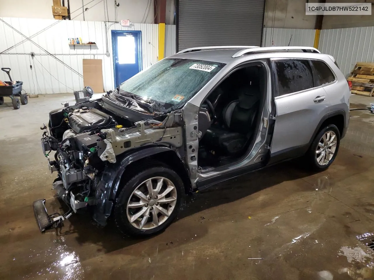 1C4PJLDB7HW522142 2017 Jeep Cherokee Limited