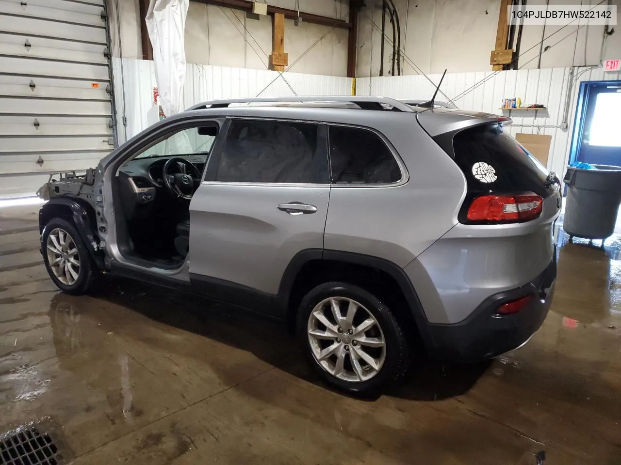 2017 Jeep Cherokee Limited VIN: 1C4PJLDB7HW522142 Lot: 73052004