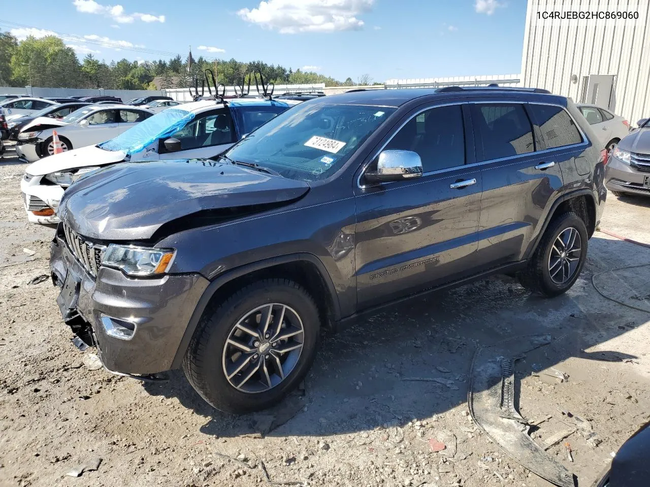 2017 Jeep Grand Cherokee Limited VIN: 1C4RJEBG2HC869060 Lot: 73124984