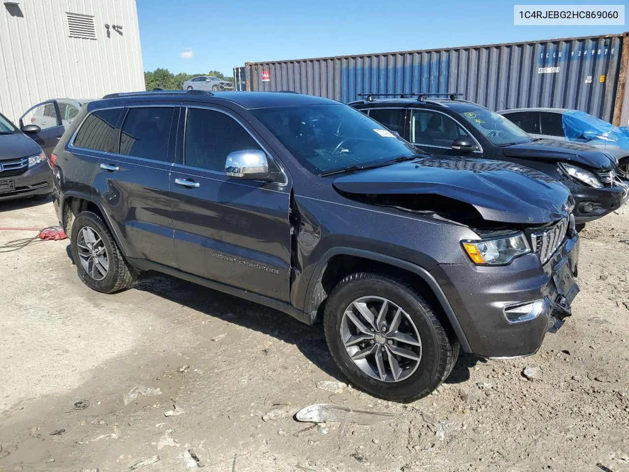 2017 Jeep Grand Cherokee Limited VIN: 1C4RJEBG2HC869060 Lot: 73124984