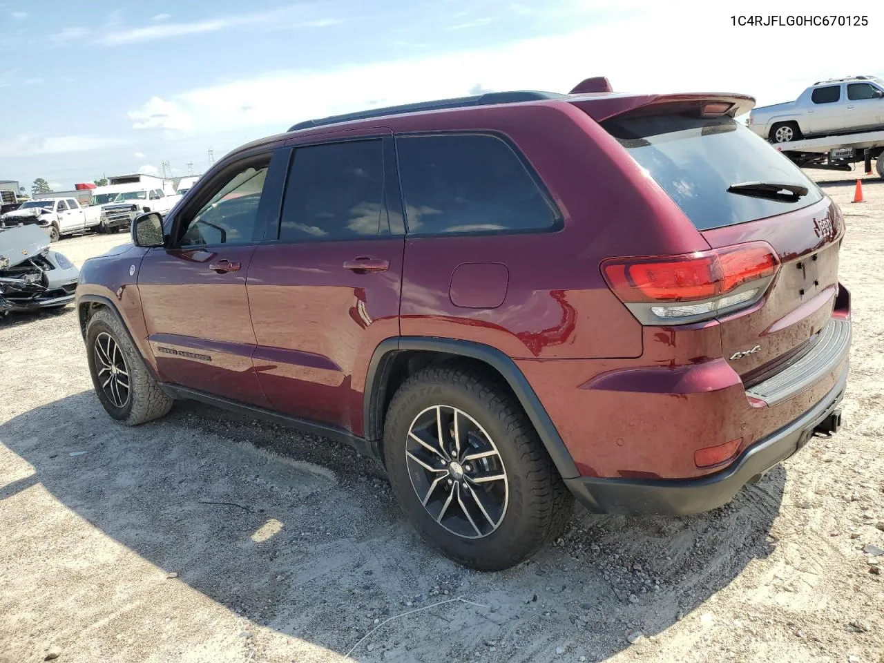 2017 Jeep Grand Cherokee Trailhawk VIN: 1C4RJFLG0HC670125 Lot: 73228804