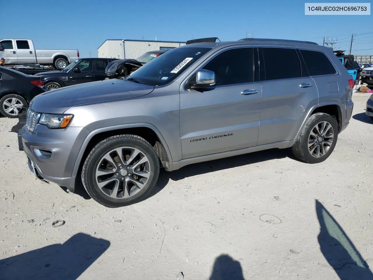 2017 Jeep Grand Cherokee Overland VIN: 1C4RJECG2HC696753 Lot: 73520524