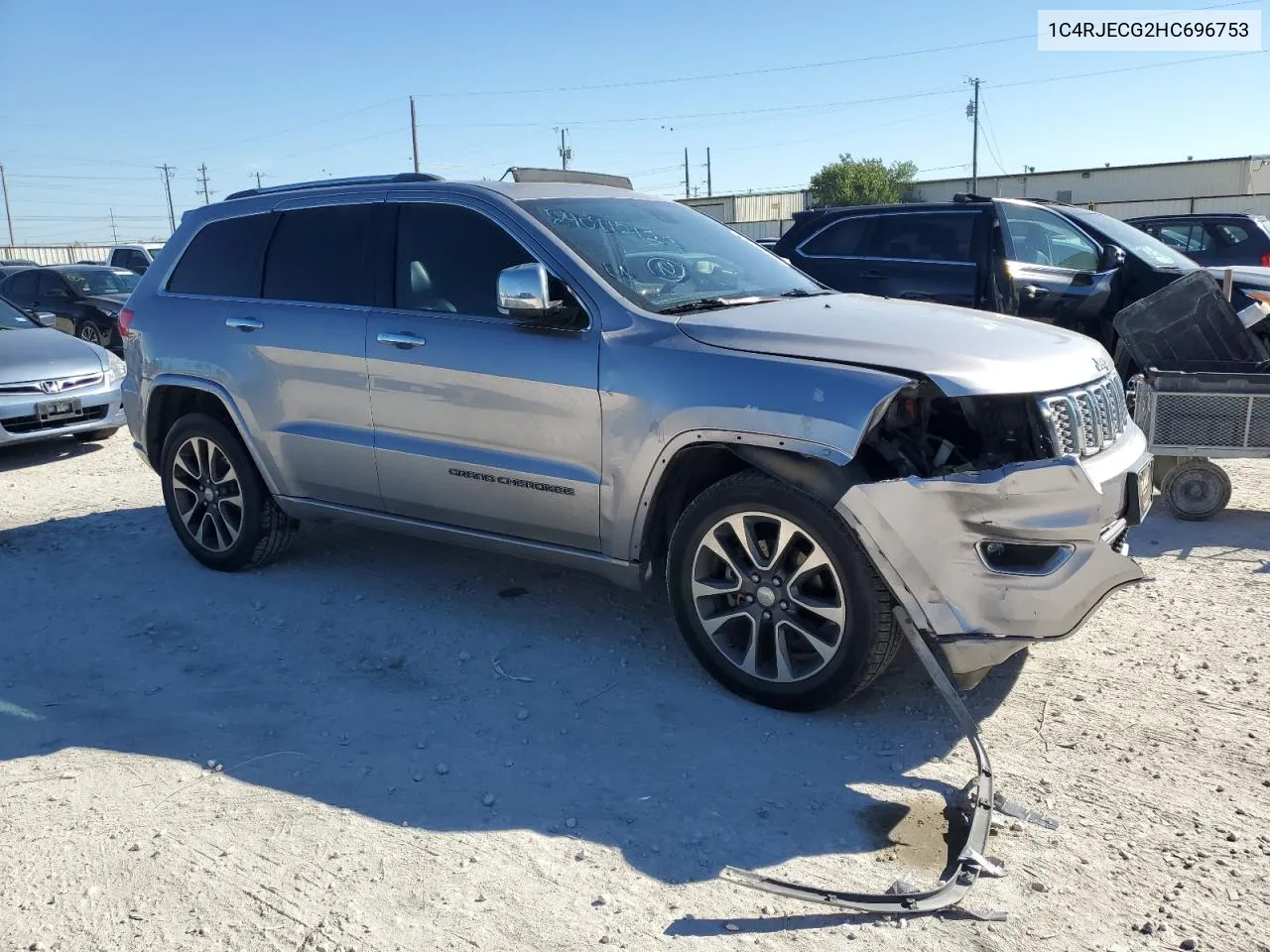 2017 Jeep Grand Cherokee Overland VIN: 1C4RJECG2HC696753 Lot: 73520524