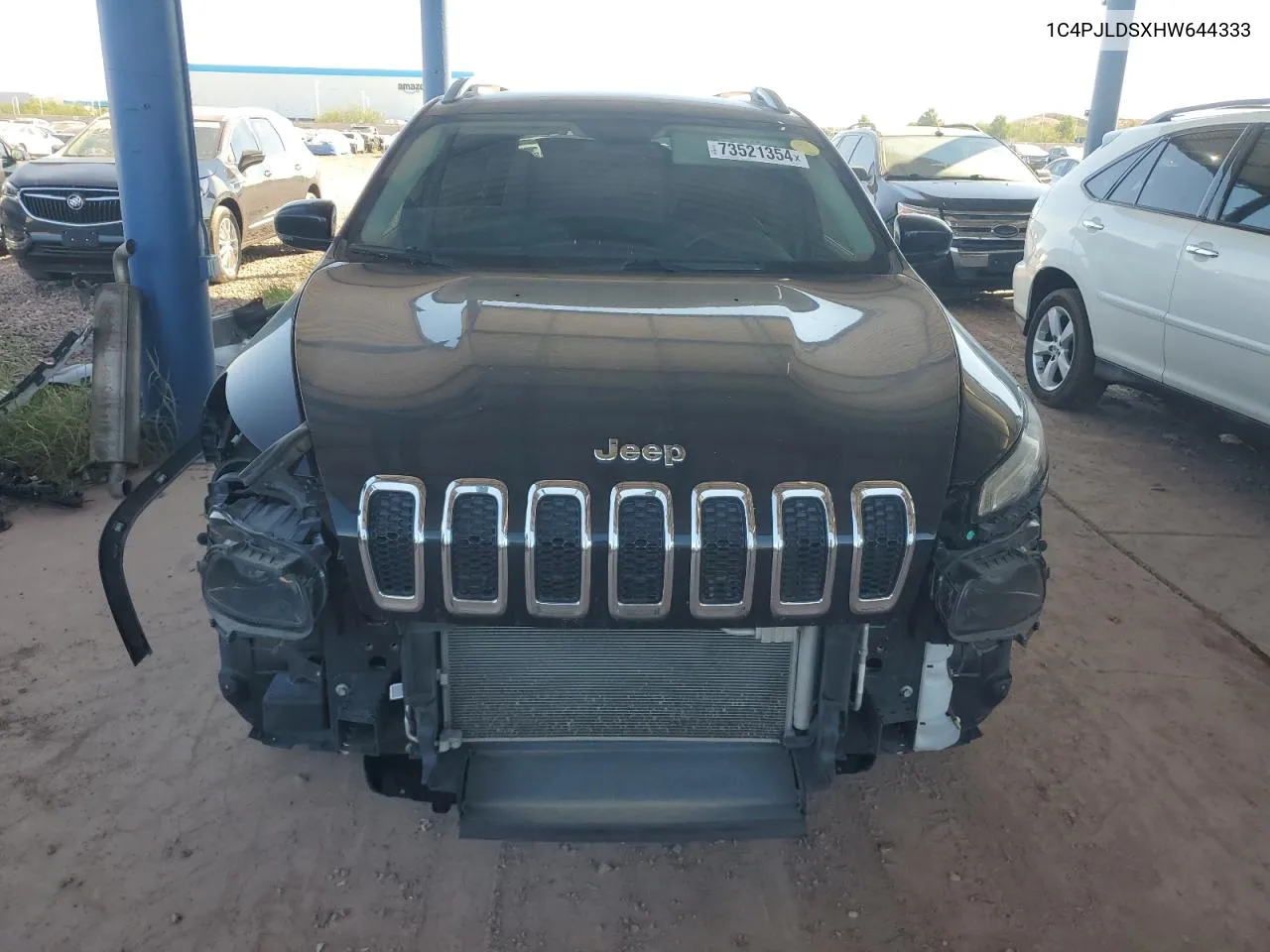 2017 Jeep Cherokee Limited VIN: 1C4PJLDSXHW644333 Lot: 73521354