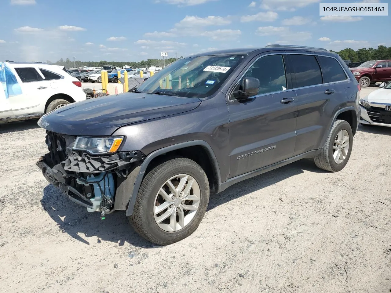 2017 Jeep Grand Cherokee Laredo VIN: 1C4RJFAG9HC651463 Lot: 73583514