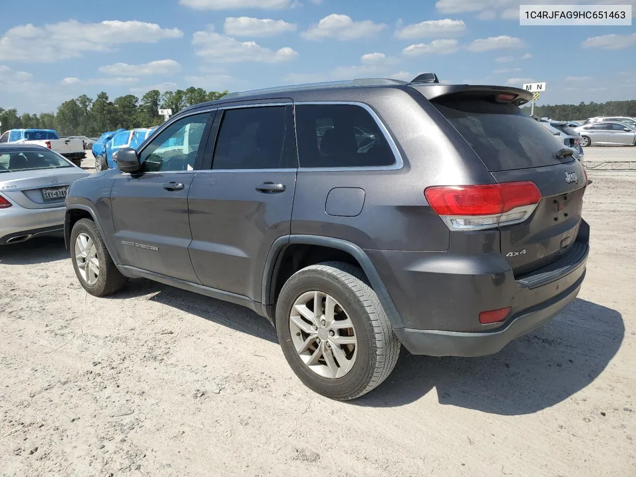 2017 Jeep Grand Cherokee Laredo VIN: 1C4RJFAG9HC651463 Lot: 73583514