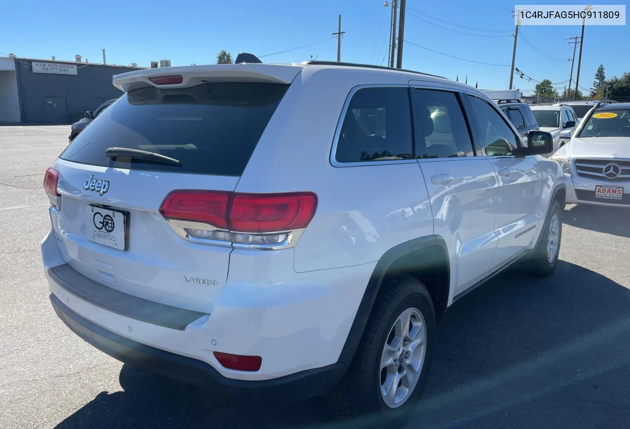 2017 Jeep Grand Cherokee Laredo VIN: 1C4RJFAG5HC911809 Lot: 73597044