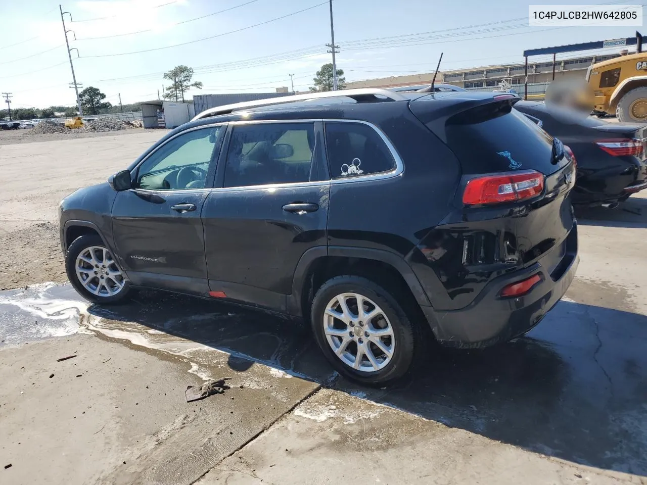 2017 Jeep Cherokee Latitude VIN: 1C4PJLCB2HW642805 Lot: 73703164