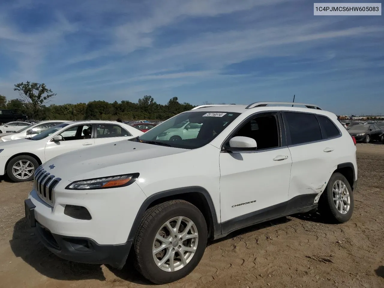 2017 Jeep Cherokee Latitude VIN: 1C4PJMCS6HW605083 Lot: 73716514