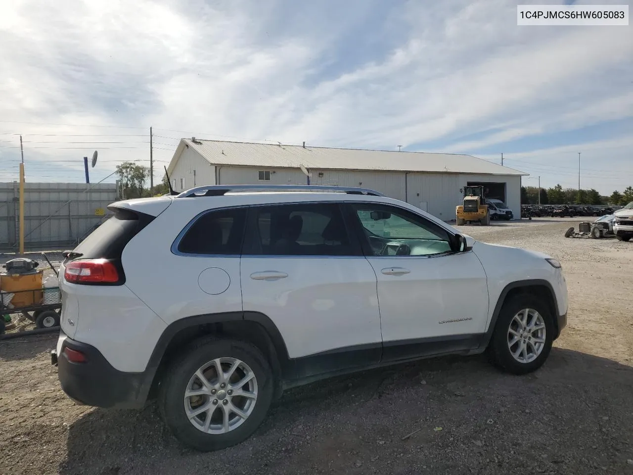 2017 Jeep Cherokee Latitude VIN: 1C4PJMCS6HW605083 Lot: 73716514