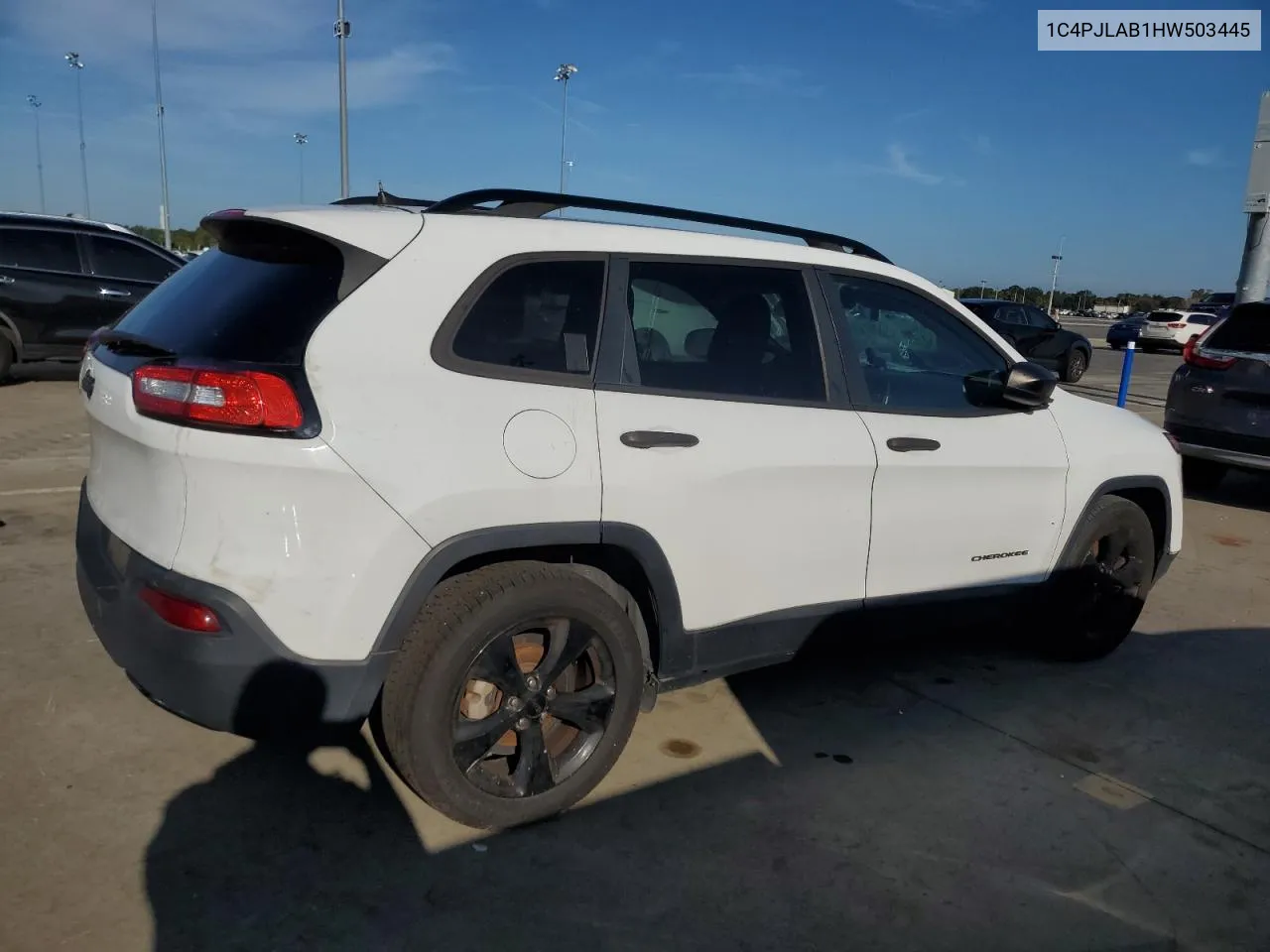 1C4PJLAB1HW503445 2017 Jeep Cherokee Sport