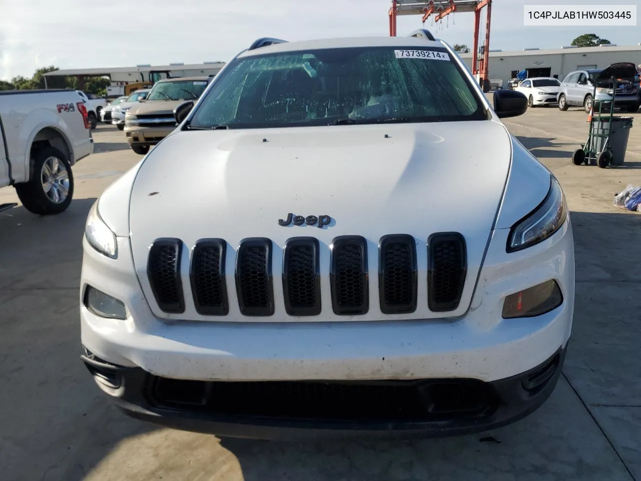 2017 Jeep Cherokee Sport VIN: 1C4PJLAB1HW503445 Lot: 73739214