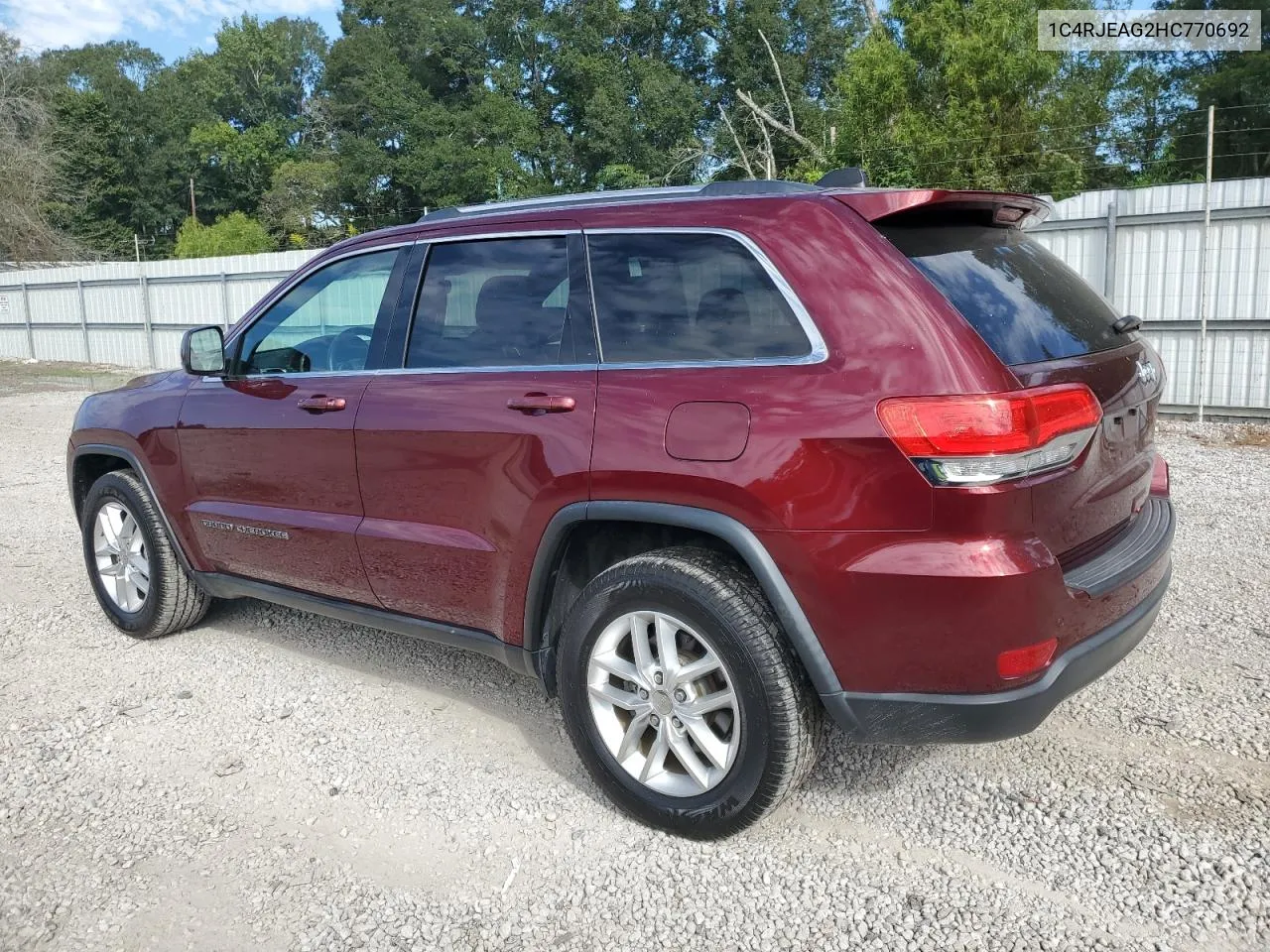 2017 Jeep Grand Cherokee Laredo VIN: 1C4RJEAG2HC770692 Lot: 73845804