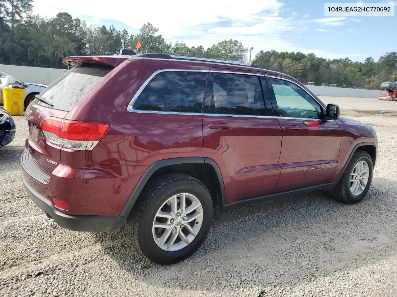 2017 Jeep Grand Cherokee Laredo VIN: 1C4RJEAG2HC770692 Lot: 73845804