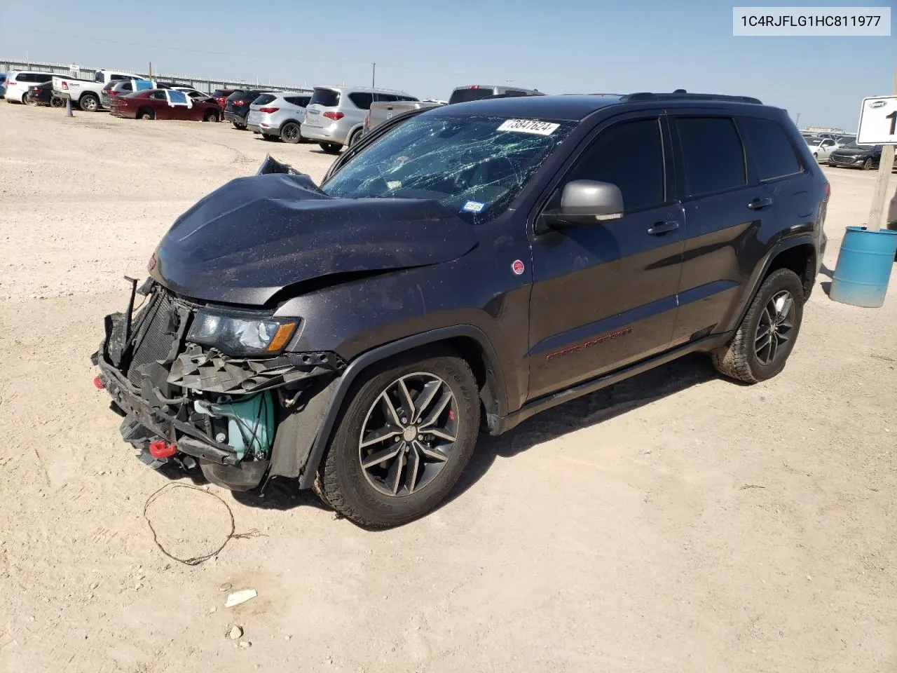 2017 Jeep Grand Cherokee Trailhawk VIN: 1C4RJFLG1HC811977 Lot: 73847624