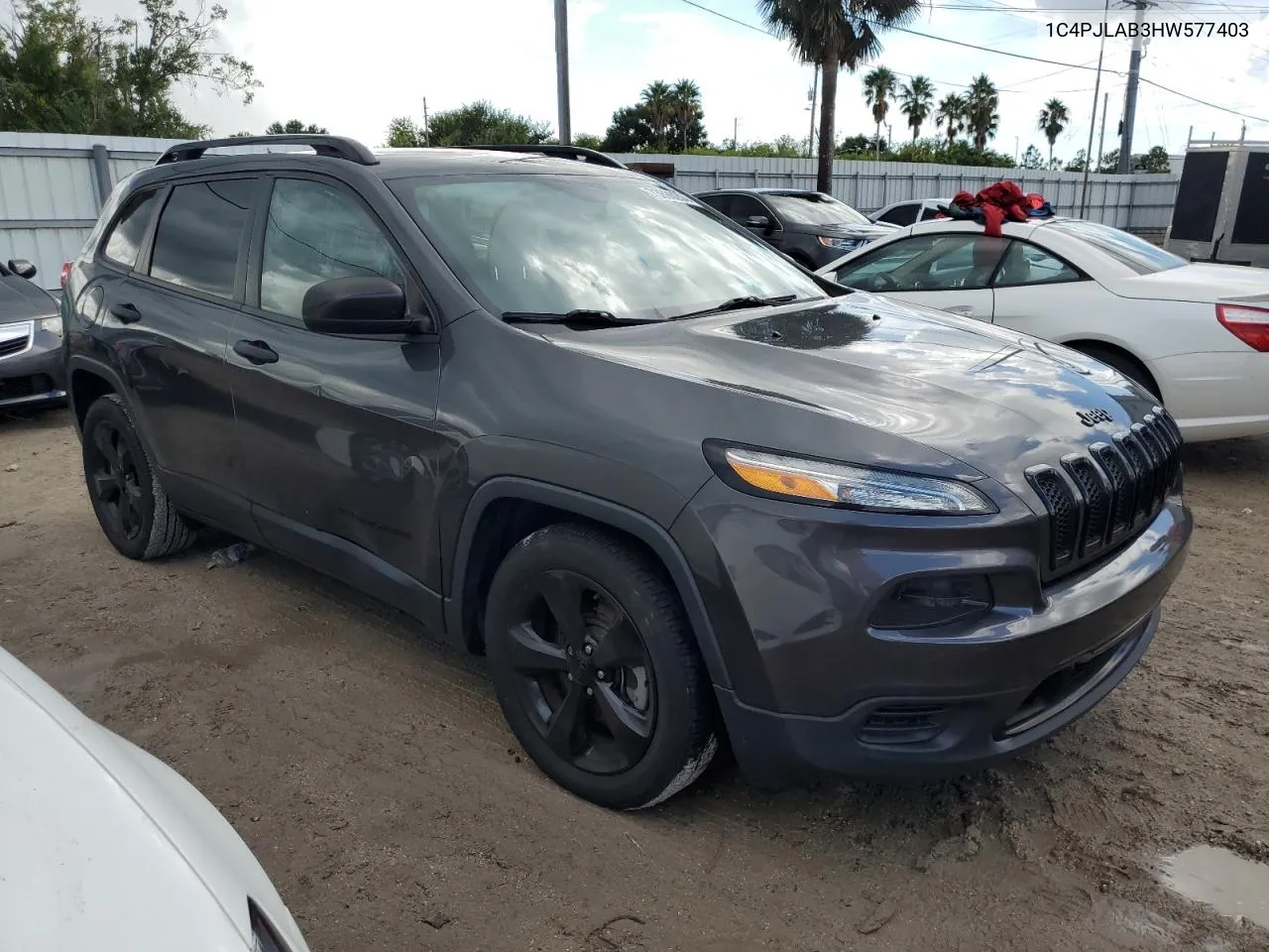 2017 Jeep Cherokee Sport VIN: 1C4PJLAB3HW577403 Lot: 73890204