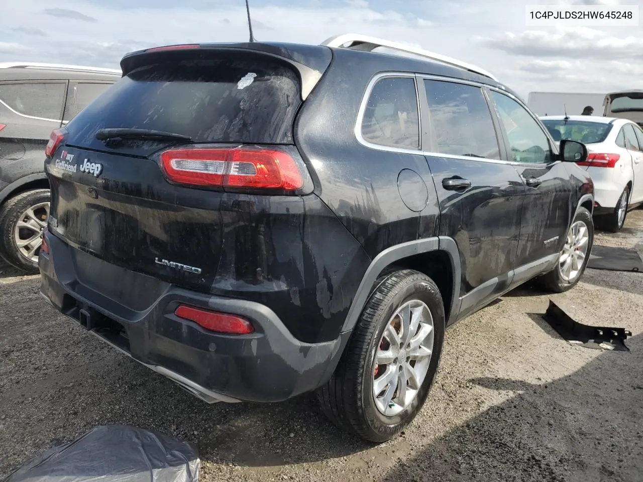 2017 Jeep Cherokee Limited VIN: 1C4PJLDS2HW645248 Lot: 74334254