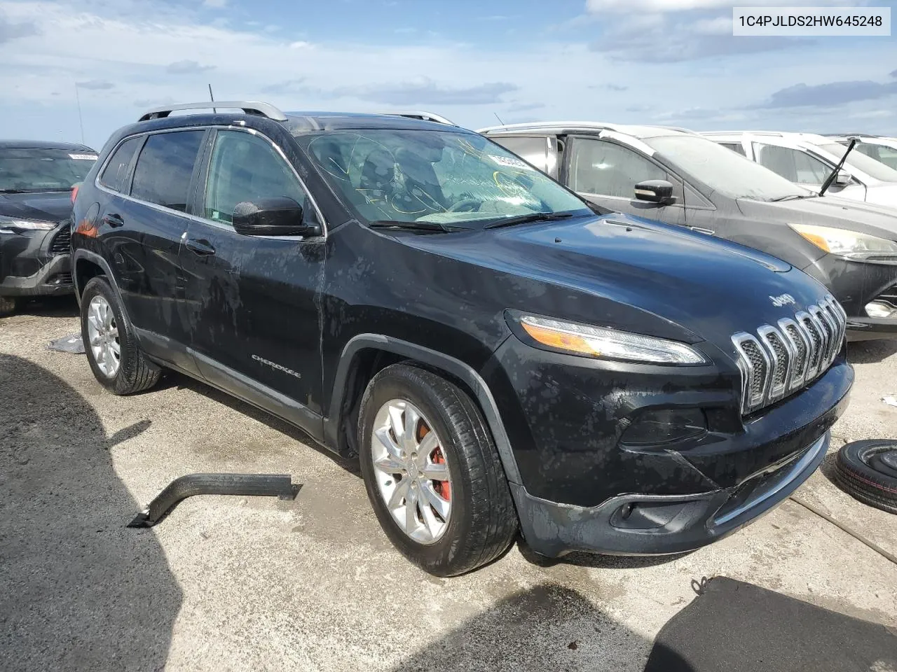 2017 Jeep Cherokee Limited VIN: 1C4PJLDS2HW645248 Lot: 74334254