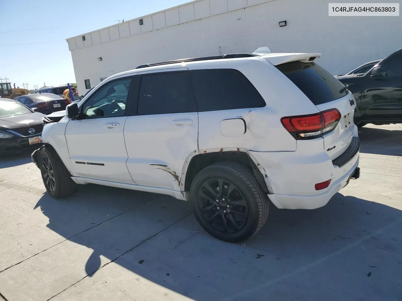 1C4RJFAG4HC863803 2017 Jeep Grand Cherokee Laredo