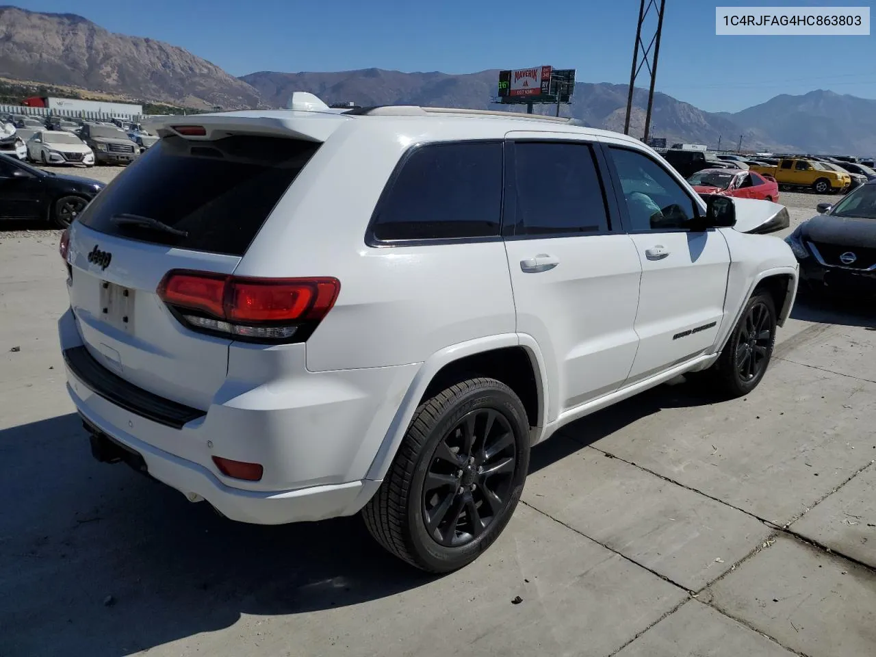 2017 Jeep Grand Cherokee Laredo VIN: 1C4RJFAG4HC863803 Lot: 74357364