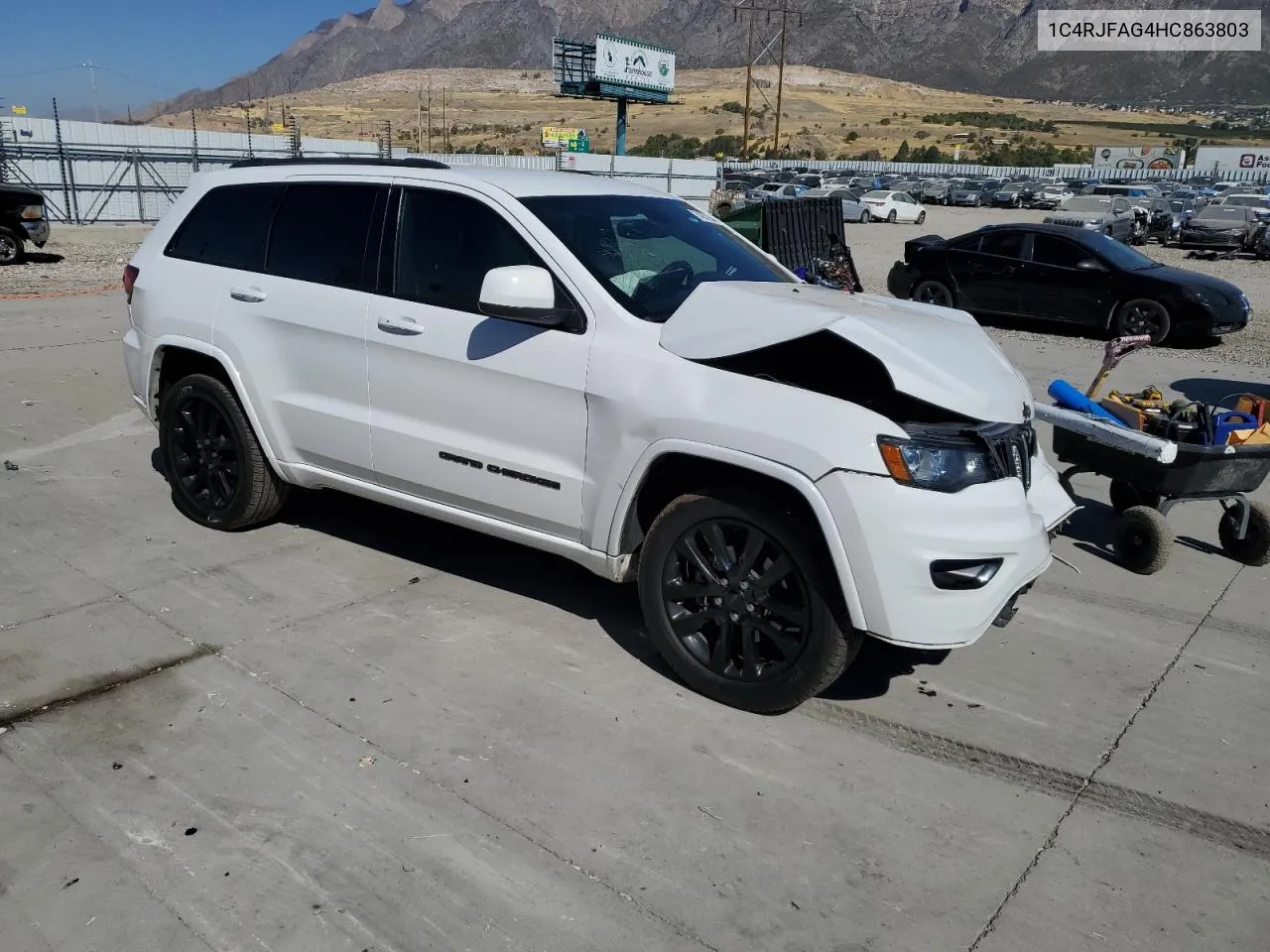 2017 Jeep Grand Cherokee Laredo VIN: 1C4RJFAG4HC863803 Lot: 74357364