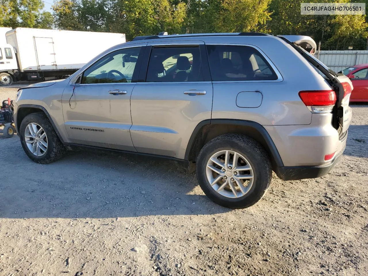 2017 Jeep Grand Cherokee Laredo VIN: 1C4RJFAG4HC706501 Lot: 74419284