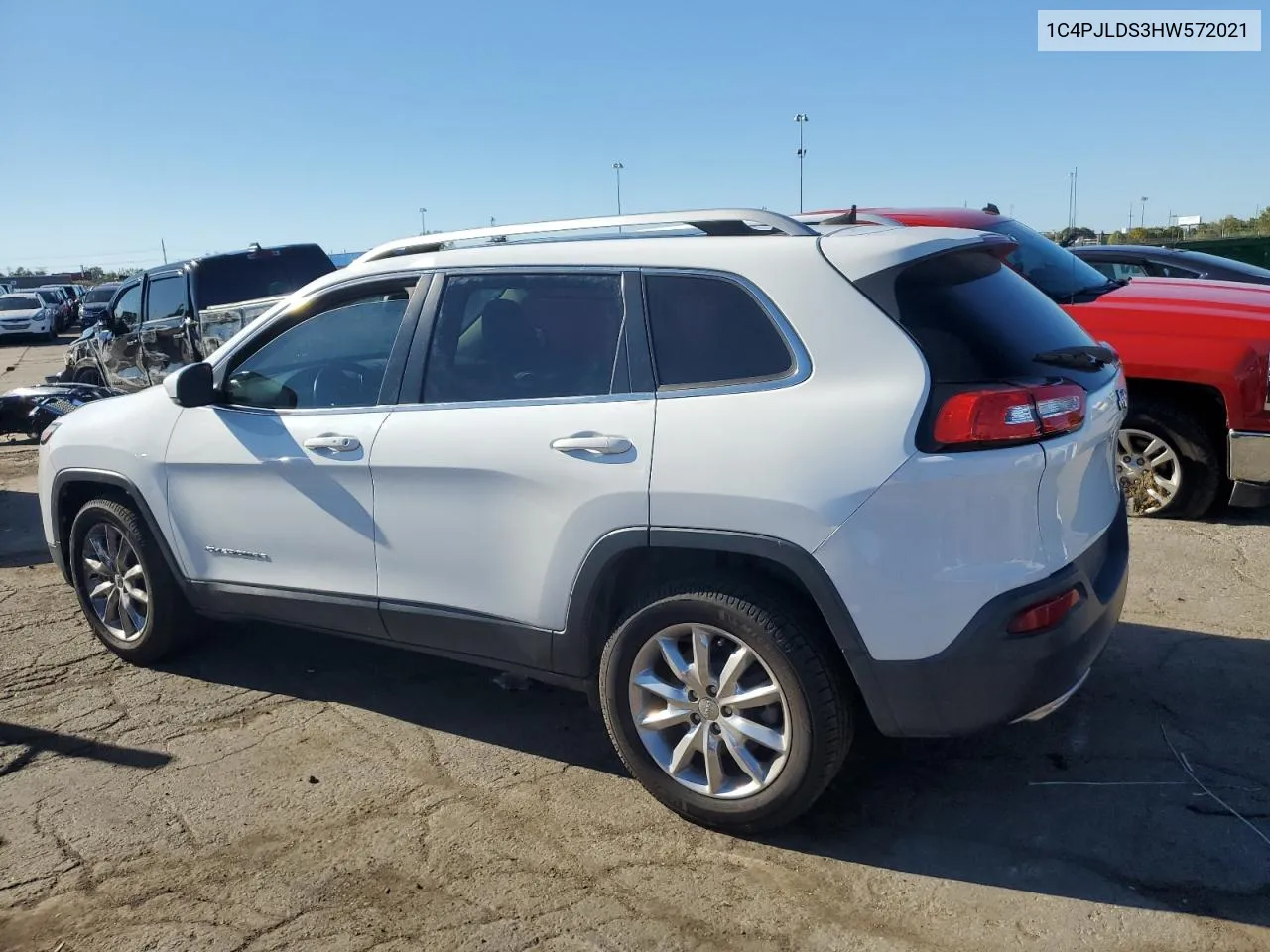 2017 Jeep Cherokee Limited VIN: 1C4PJLDS3HW572021 Lot: 74481544