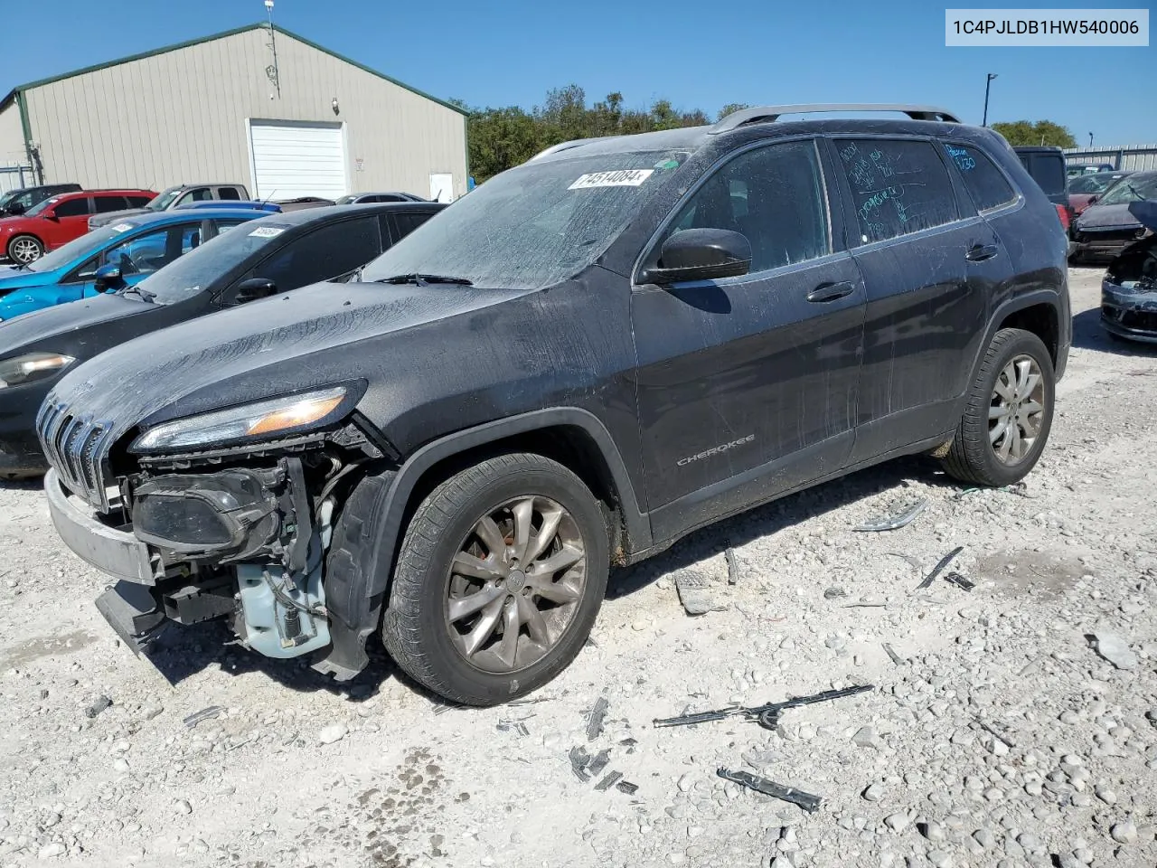 2017 Jeep Cherokee Limited VIN: 1C4PJLDB1HW540006 Lot: 74514084