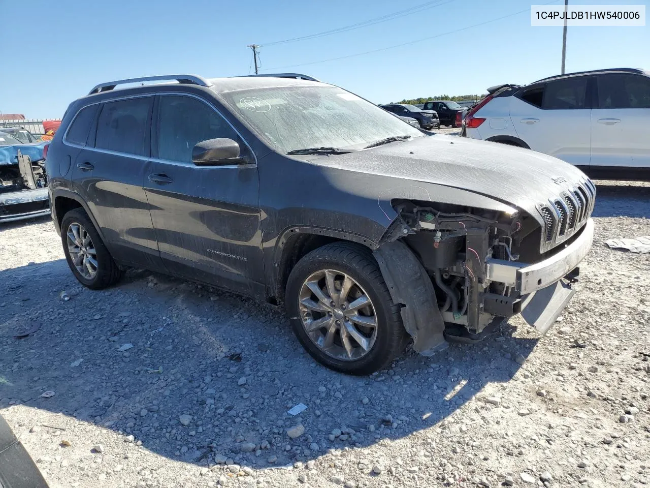 2017 Jeep Cherokee Limited VIN: 1C4PJLDB1HW540006 Lot: 74514084