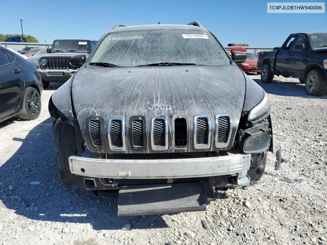 2017 Jeep Cherokee Limited VIN: 1C4PJLDB1HW540006 Lot: 74514084