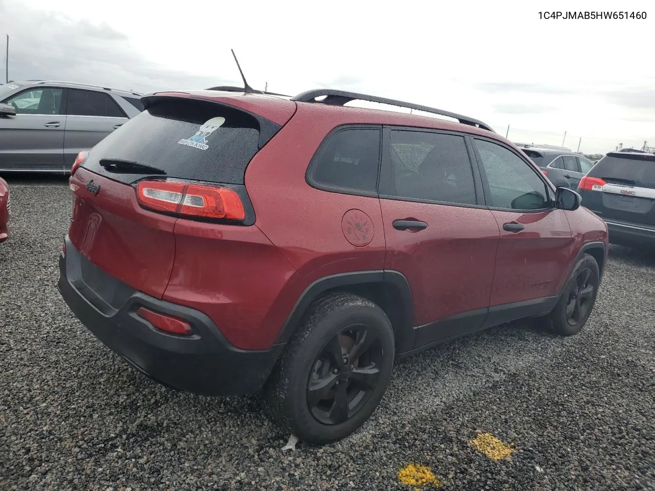 2017 Jeep Cherokee Sport VIN: 1C4PJMAB5HW651460 Lot: 74687984