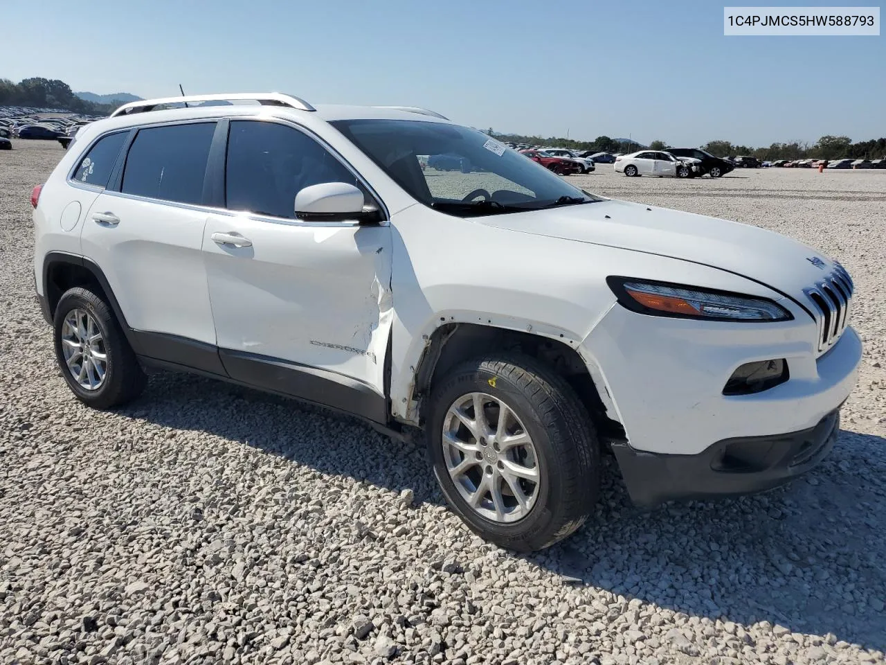 2017 Jeep Cherokee Latitude VIN: 1C4PJMCS5HW588793 Lot: 74794494