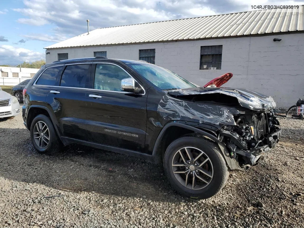 2017 Jeep Grand Cherokee Limited VIN: 1C4RJFBG3HC835019 Lot: 74795804