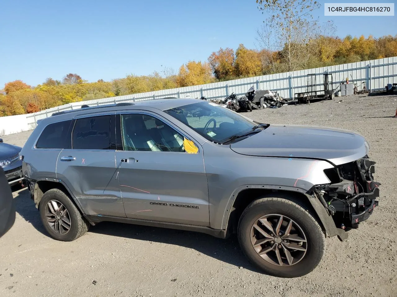 2017 Jeep Grand Cherokee Limited VIN: 1C4RJFBG4HC816270 Lot: 74925574