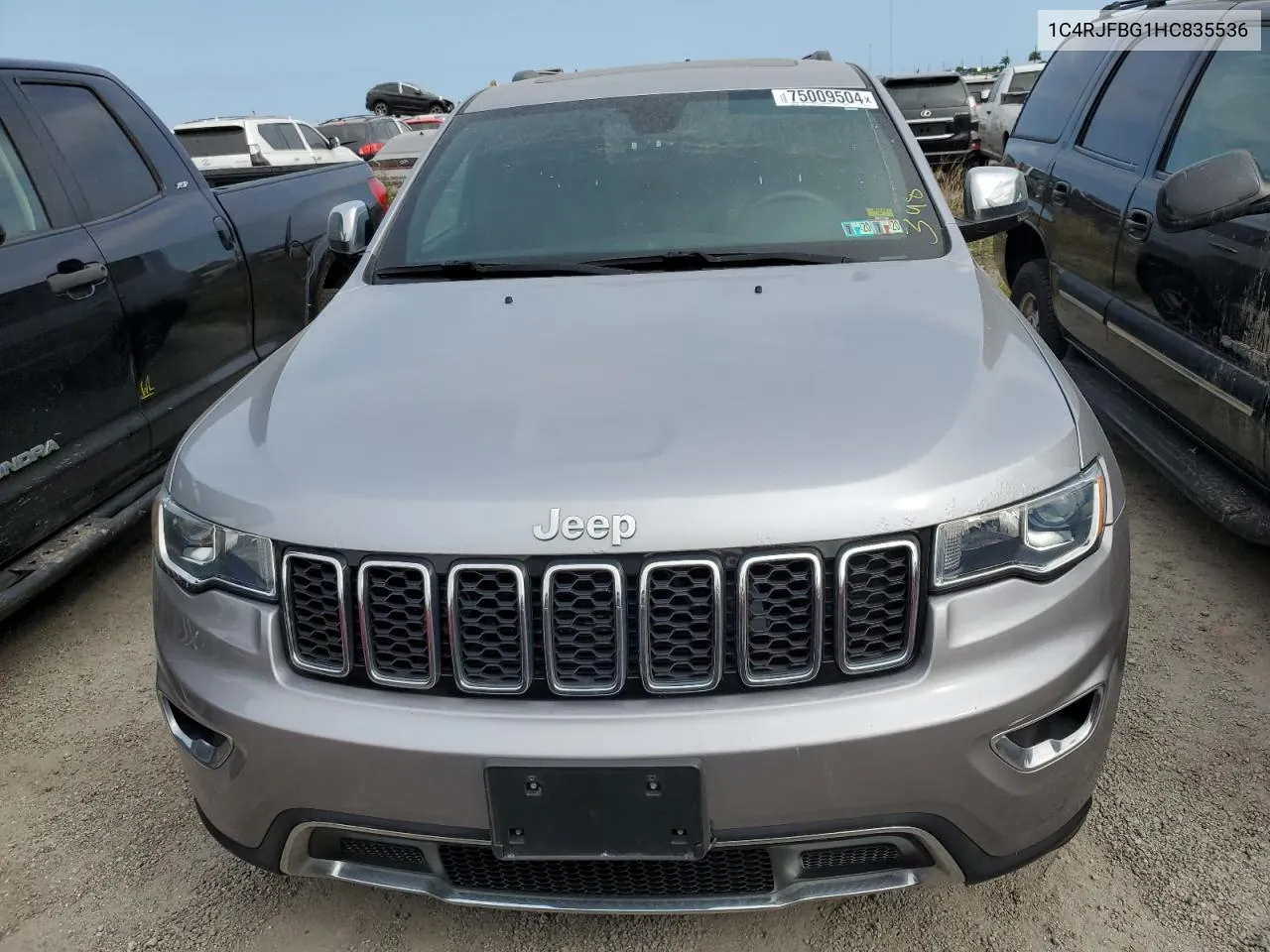 2017 Jeep Grand Cherokee Limited VIN: 1C4RJFBG1HC835536 Lot: 75009504