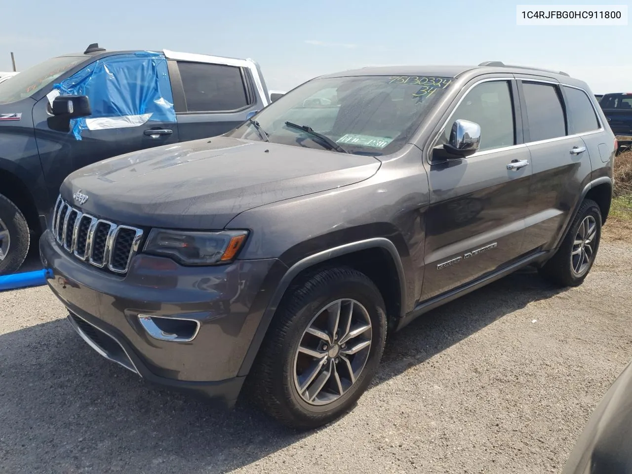 2017 Jeep Grand Cherokee Limited VIN: 1C4RJFBG0HC911800 Lot: 75130324