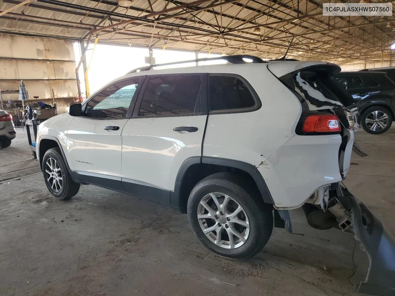 2017 Jeep Cherokee Sport VIN: 1C4PJLASXHW507560 Lot: 75242914