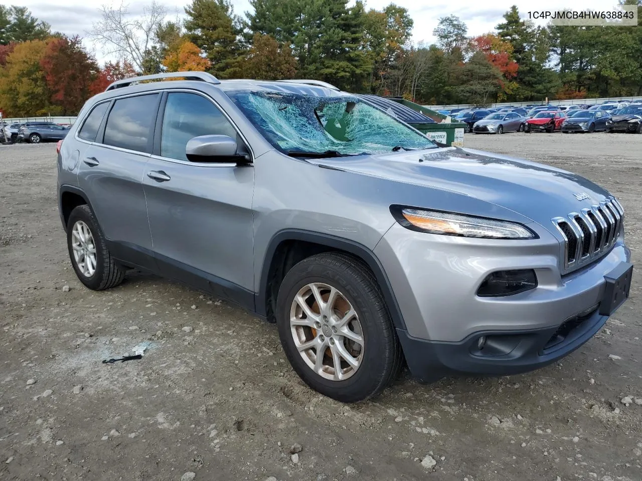 2017 Jeep Cherokee Latitude VIN: 1C4PJMCB4HW638843 Lot: 75288324